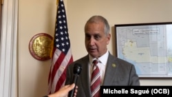 Congressman Mario Díaz-Balart talks to Martí Noticias, June 20, 2023.