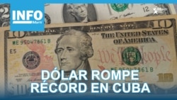 Info Martí | Dólar rompe récord en Cuba