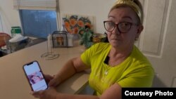 Moraima García, madre de la joven detenida, en entrevista con Martí Noticias.