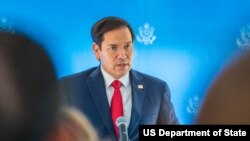 El Secretario de Estado Marco Rubio. (Official State Department photo by Freddie Everett)
