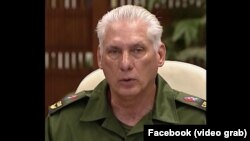 El gobernante cubano Miguel Díaz-Canel. 