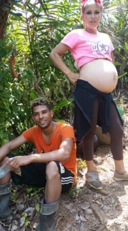 Yusnel Reyes y Gladis Pérez, padres de Darién.