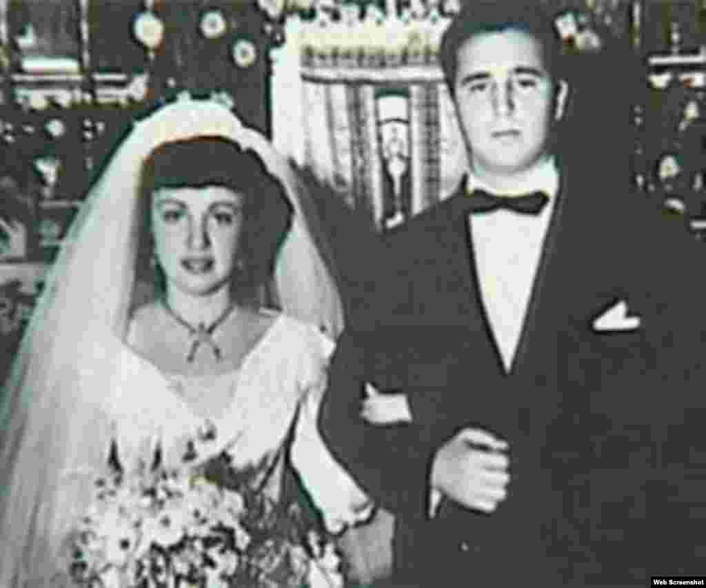 Fidel Castro y Mirta Díaz-Balart, padres de Fidel Angel Díaz-Balart.&nbsp;"Fidelito" nació en 1949 del breve matrimonio de su padrecon Mirta Díaz-Balart.