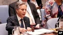 El secretario de Estado de EEUU, Antony Blinken. (AP/Richard Drew).