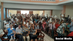 Miembros de la Iglesia Cristiana Pentecostal de Cuba, en una imagen de archivo. (@facebook.com/icpcuba)