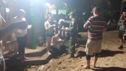 Migrantes cubanos rescatados en naufragio.