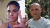 La opositora Lizandra Góngora y el periodista Jorge Bello, acusados de sabotaje tras su participación en las protestas del 11 de julio. 