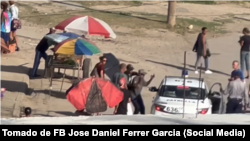 La detención de Fernando González Vaillant quedó registrada en video.