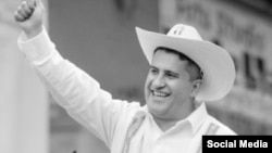 Carlos Manzo, alcalde Uruapan, en Michoacán, México.